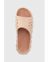 Crocs Чехли ECHO SLIDE в розово с платформа 208170 - Pepit.bg