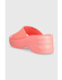 Crocs Чехли Skyline Slide в розово с платформа 208182 - Pepit.bg