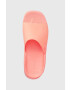 Crocs Чехли Skyline Slide в розово с платформа 208182 - Pepit.bg