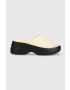 Crocs Чехли Skyline Slide в бежово с платформа 208182 - Pepit.bg