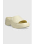 Crocs Чехли Skyline Slide в бежово с платформа 208182 - Pepit.bg