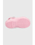 Crocs Детски чехли CLASSIC GLITTER SANDAL в розово - Pepit.bg