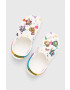 Crocs Детски чехли CLASSIC RAINBOW HIGH в бяло - Pepit.bg