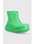 Crocs Гумени ботуши Classic Crush Rain Boot в зелено 207946 - Pepit.bg