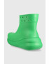 Crocs Гумени ботуши Classic Crush Rain Boot в зелено 207946 - Pepit.bg