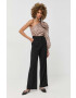 Custommade Блуза Scarlett в бежово с десен - Pepit.bg