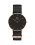 Daniel Wellington Часовник Classic 36 Cornwall в розово - Pepit.bg