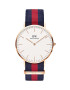 Daniel Wellington Часовник Classic 40 Oxford мъжки в розово - Pepit.bg