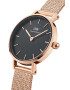 Daniel Wellington Часовник Petite 24 Pressed Melrose дамски в розово - Pepit.bg