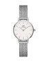 Daniel Wellington Часовник Petite 24 Pressed Sterling дамски в сребристо - Pepit.bg