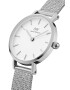 Daniel Wellington Часовник Petite 24 Pressed Sterling дамски в сребристо - Pepit.bg