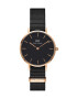 Daniel Wellington Часовник Petite 28 Cornwall дамски в розово - Pepit.bg