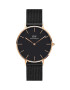 Daniel Wellington Часовник Petite 36 Ashfield дамски в розово - Pepit.bg