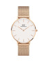 Daniel Wellington Часовник Petite 36 Melrose дамски в розово - Pepit.bg