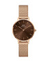 Daniel Wellington Часовник Petite Amber 28 дамски в розово - Pepit.bg