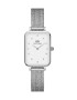 Daniel Wellington Часовник Quadro 20x26 дамски в сребристо - Pepit.bg