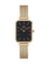Daniel Wellington Часовник Quadro 20x26 дамски в златисто - Pepit.bg