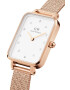 Daniel Wellington Часовник Quadro 20x26 дамски в розово - Pepit.bg