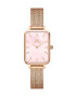 Daniel Wellington Часовник Quadro 20x26 дамски в розово - Pepit.bg