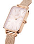 Daniel Wellington Часовник Quadro 20x26 дамски в розово - Pepit.bg
