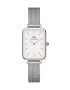 Daniel Wellington Часовник Quadro Pressed дамски в сребристо - Pepit.bg