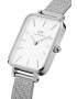 Daniel Wellington Часовник Quadro Pressed дамски в сребристо - Pepit.bg