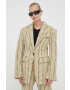 Day Birger et Mikkelsen Сако в черно с едно копче с десен - Pepit.bg