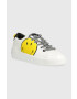 Desigual Маратонки x SMILEY в бяло 23SSKP33.1000 - Pepit.bg