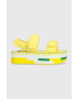 Desigual Сандали в жълто с платформа 23SSSA05.8023 - Pepit.bg
