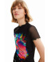 Desigual Тениска в черно - Pepit.bg