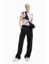 Desigual Тениска в бяло - Pepit.bg