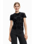 Desigual Тениска в черно - Pepit.bg