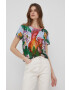 Desigual Тениска с лен - Pepit.bg