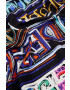 Desigual Тънък шал в черно с десен - Pepit.bg