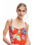 Desigual Топ дамски в червено - Pepit.bg
