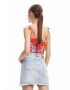 Desigual Топ дамски в червено - Pepit.bg