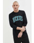 Dickies Памучна блуза с дълги ръкави в черно с принт - Pepit.bg