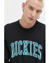 Dickies Памучна блуза с дълги ръкави в черно с принт - Pepit.bg