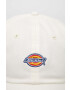 Dickies Памучна шапка с козирка в бяло с апликация - Pepit.bg