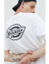 Dickies Памучна тениска в бяло с принт - Pepit.bg