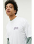 Dickies Памучна тениска в бяло с принт - Pepit.bg