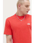 Dickies Памучна тениска в червено с апликация - Pepit.bg