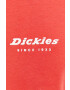 Dickies Памучна тениска в червено с принт - Pepit.bg