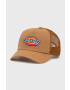 Dickies Шапка в кафяво с апликация - Pepit.bg