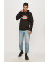Dickies Суичър мъжки в черно с принт - Pepit.bg