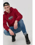 Dickies Суичър мъжки в червено с изчистен дизайн - Pepit.bg