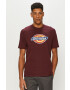 Dickies Тениска в бордо - Pepit.bg