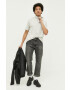 Dickies Тениска в сиво меланж на - Pepit.bg