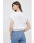 DKNY Блуза в бяло с изчистен дизайн - Pepit.bg