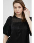 DKNY Блуза в черно с изчистен дизайн - Pepit.bg